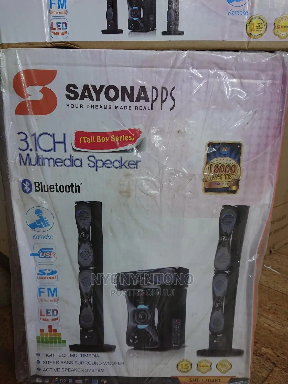 Sayona Multimedia Bluetooth Speaker / Woofer