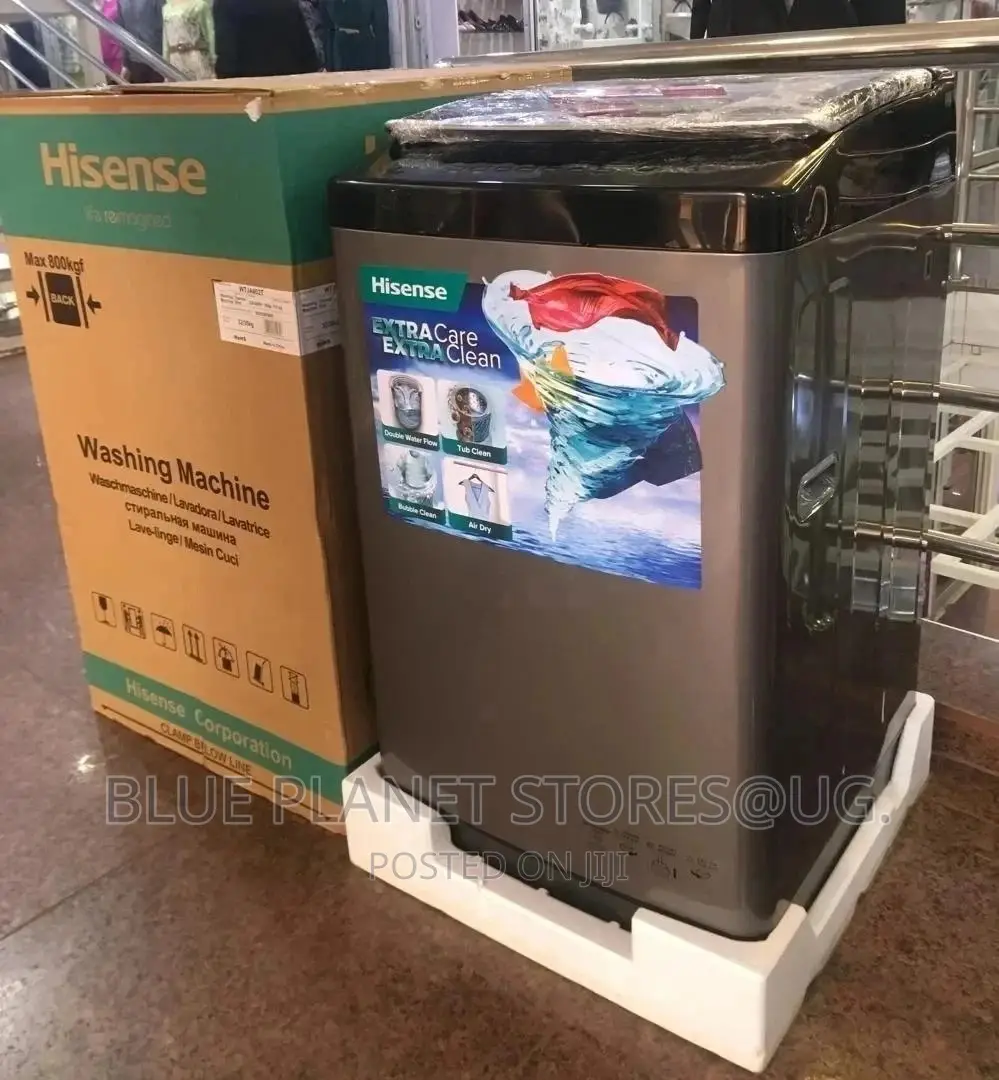 Hisense 8kgs Auto Washing Machines || Top Loader || WTJD802T