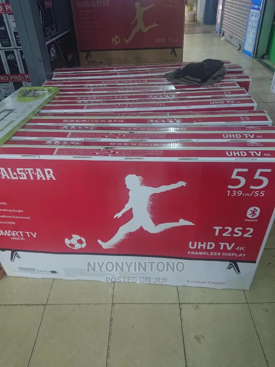 55" Global Star Android Smart Tv With Bluetooth Satellite