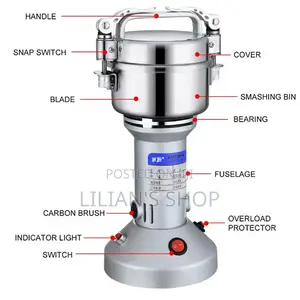 Stainless Steel Electric Powder Grinder 100g