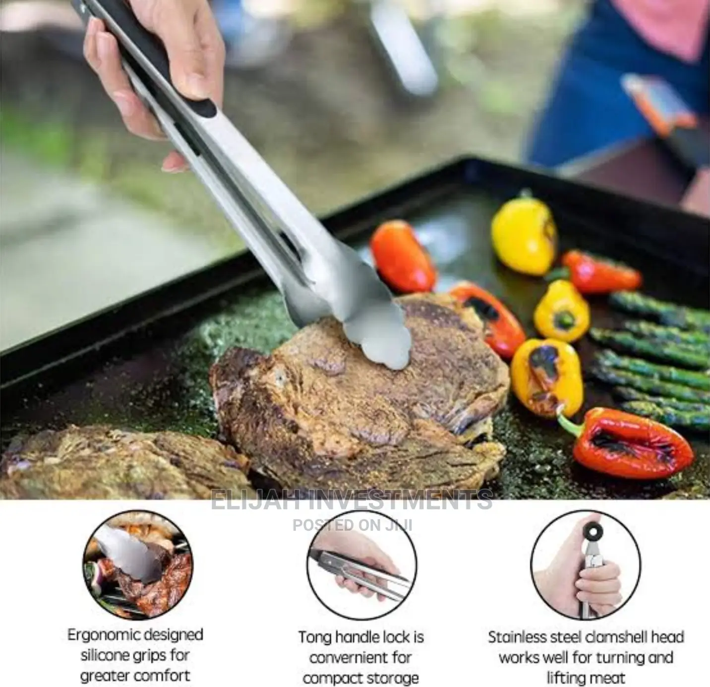 Stainless Steel Bbq Tongs