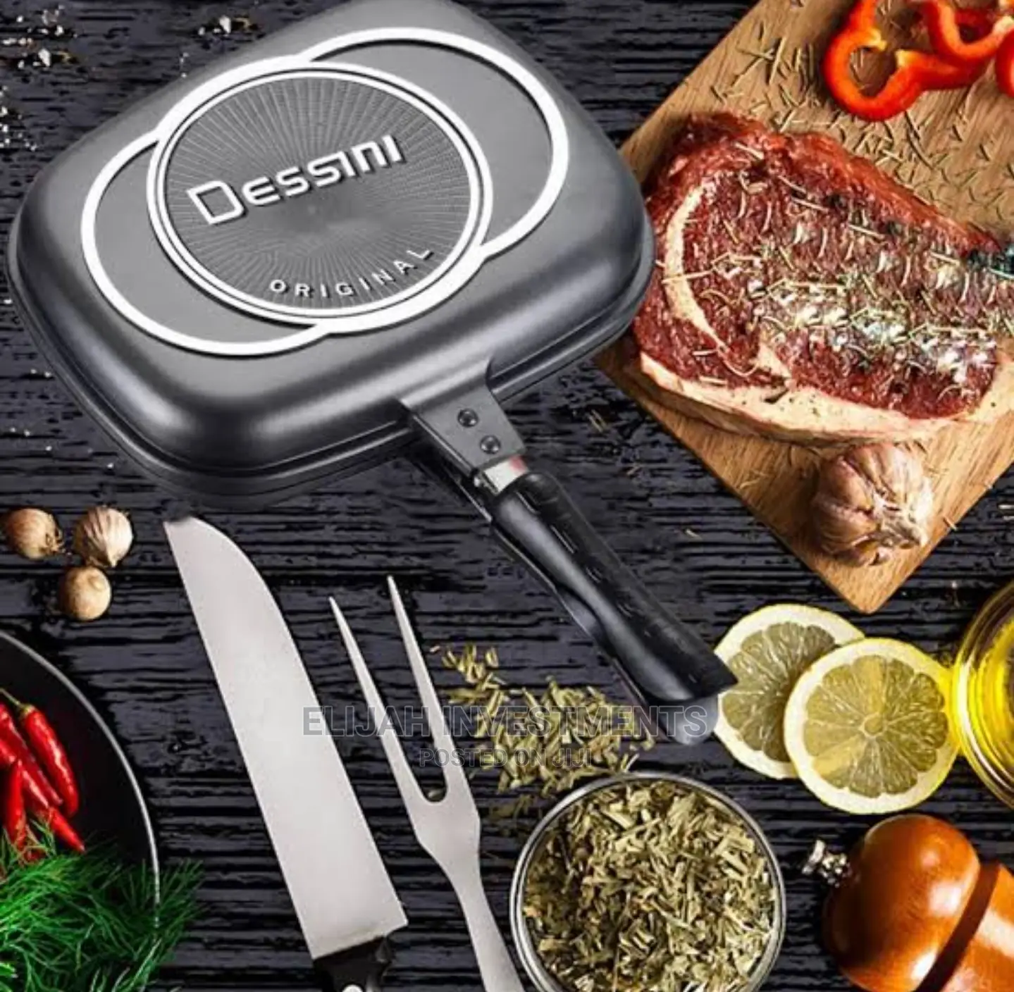 Double Grill Pan