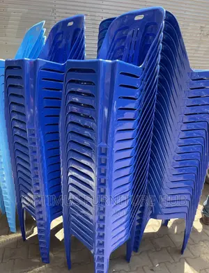 Blue Armless Chairs