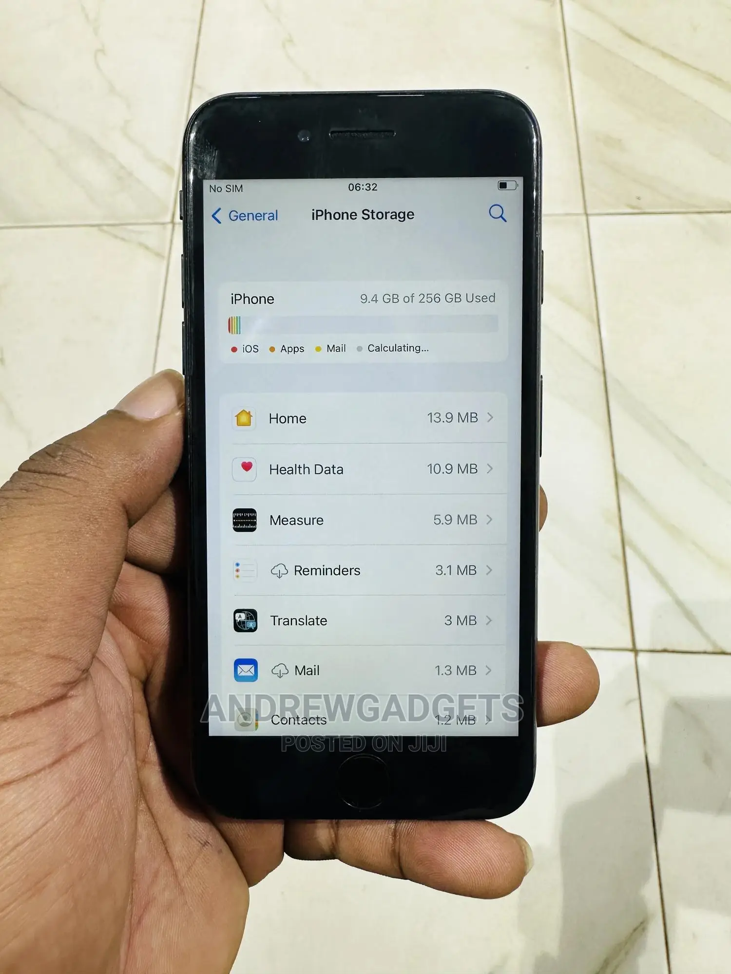 Apple iPhone 8 256 GB Black