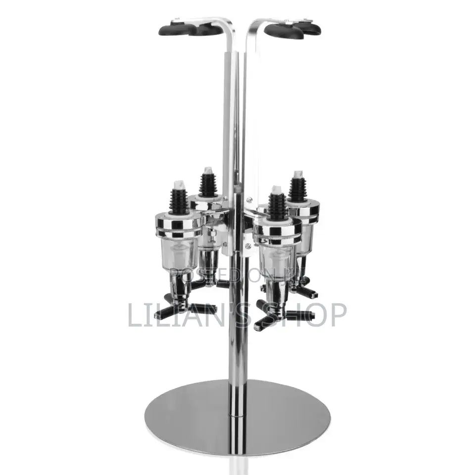 Bottle Rotary Liquor Dispenser/Burtender Burtler 4 Bottles