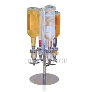 Bottle Rotary Liquor Dispenser/Burtender Burtler 4 Bottles