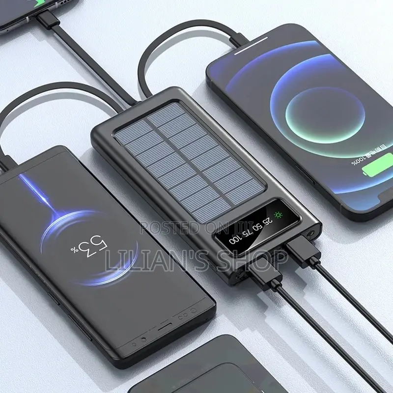 30000mah Solar Power Bank