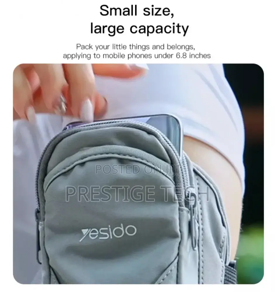 Yesido High Elastic Sport Arm Band Bag for Workout