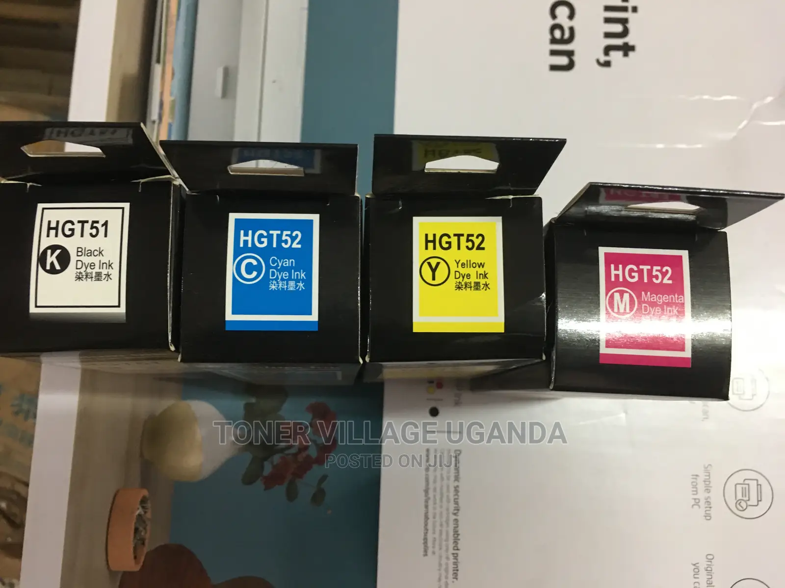 Premium Dye Ink GT51 GT52 Compatible Forhp Desktop 5810 5820