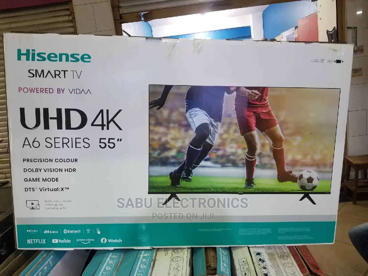 Hisense A6 Smart TV -Frameless 55 Inch