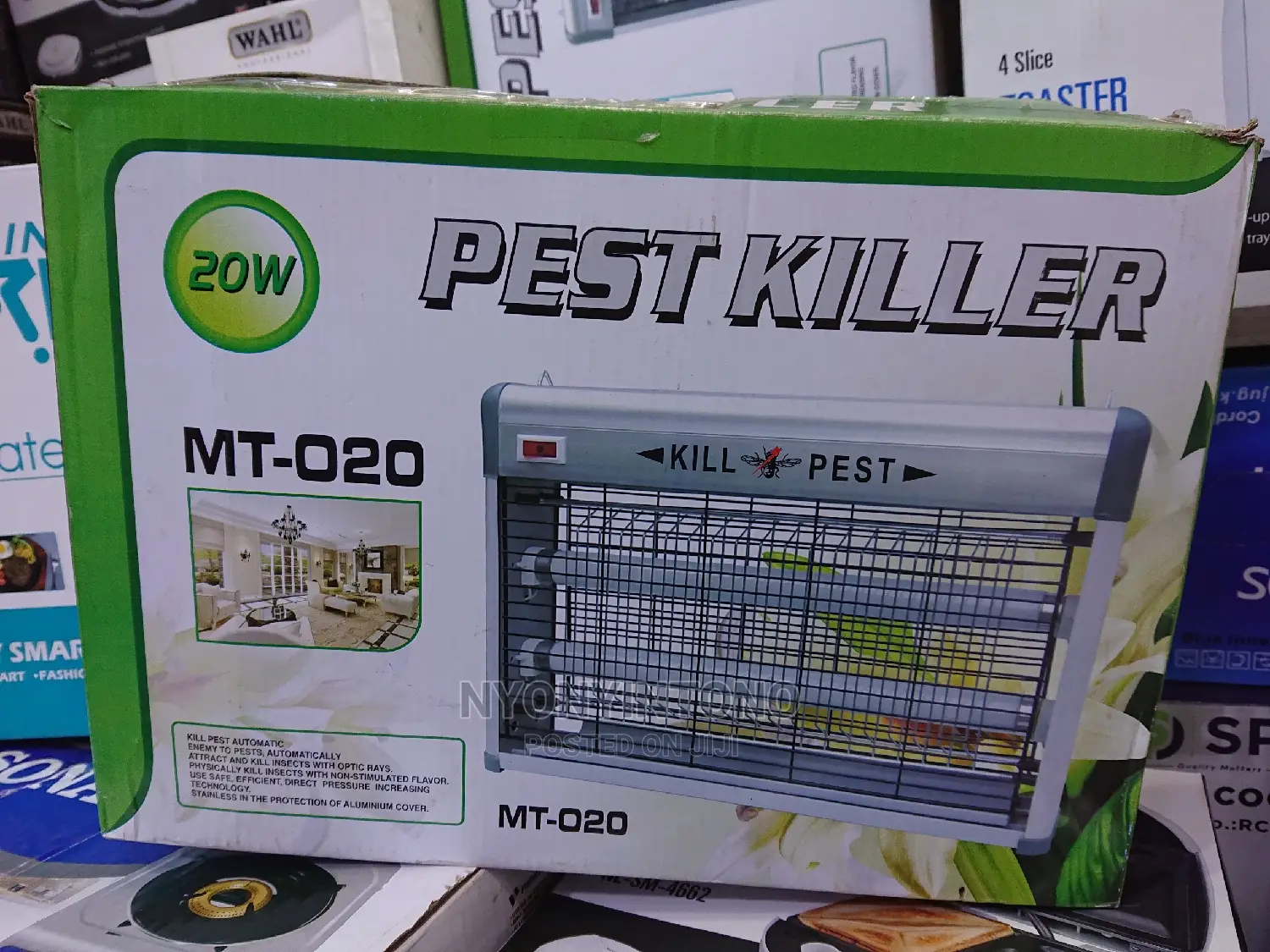 1-Ft Electric Pest Killer Also Kills Other Flying Pests