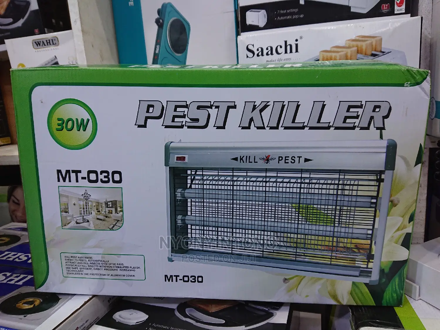 30w Electric Pest Killer, 1.5ft Kills Any House Flying Pests
