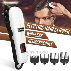 Sokany Rechargeable Hair Clipper With Battery Life Indicator