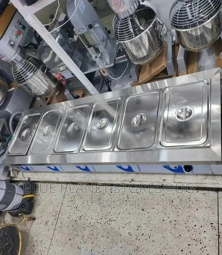 6 Pots Electric Bain Marie Food Warmers || 2.6kw || S/S Body
