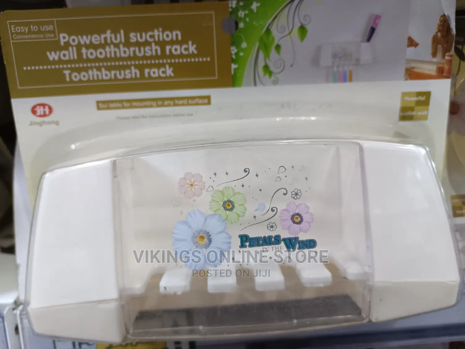 Powerful Suction Wall Toothbrush Rack