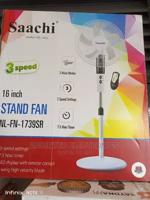 Remote Control Stand Fan Sachi