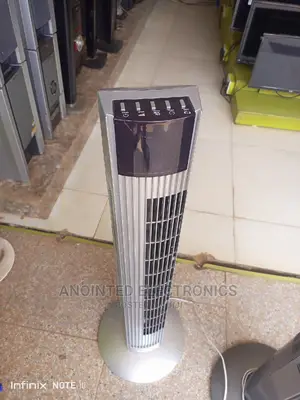 Smile Tower Fan With a Remote