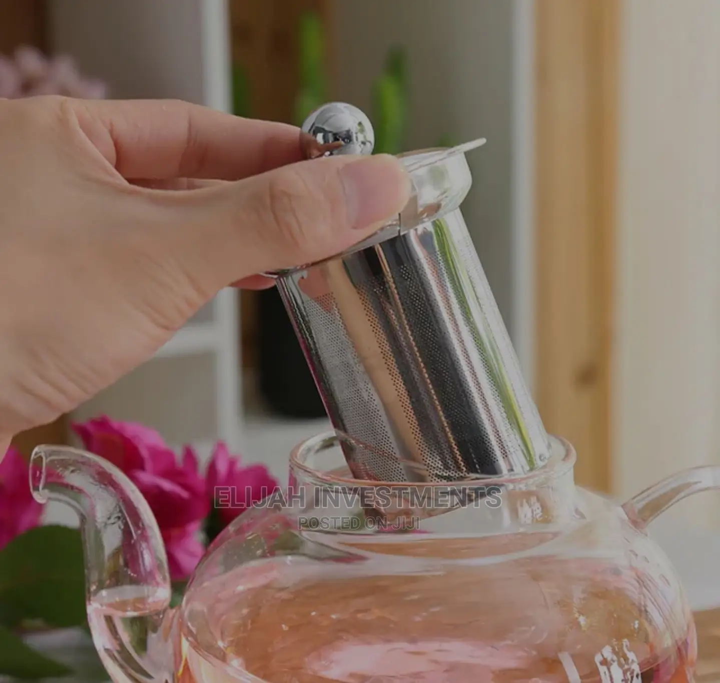 Clear Glass Tea Pot With Infuser