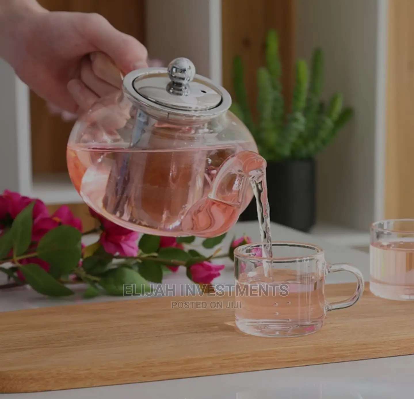 Clear Glass Tea Pot With Infuser