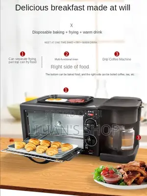 Saachi 3 in 1 Breakfast Machine