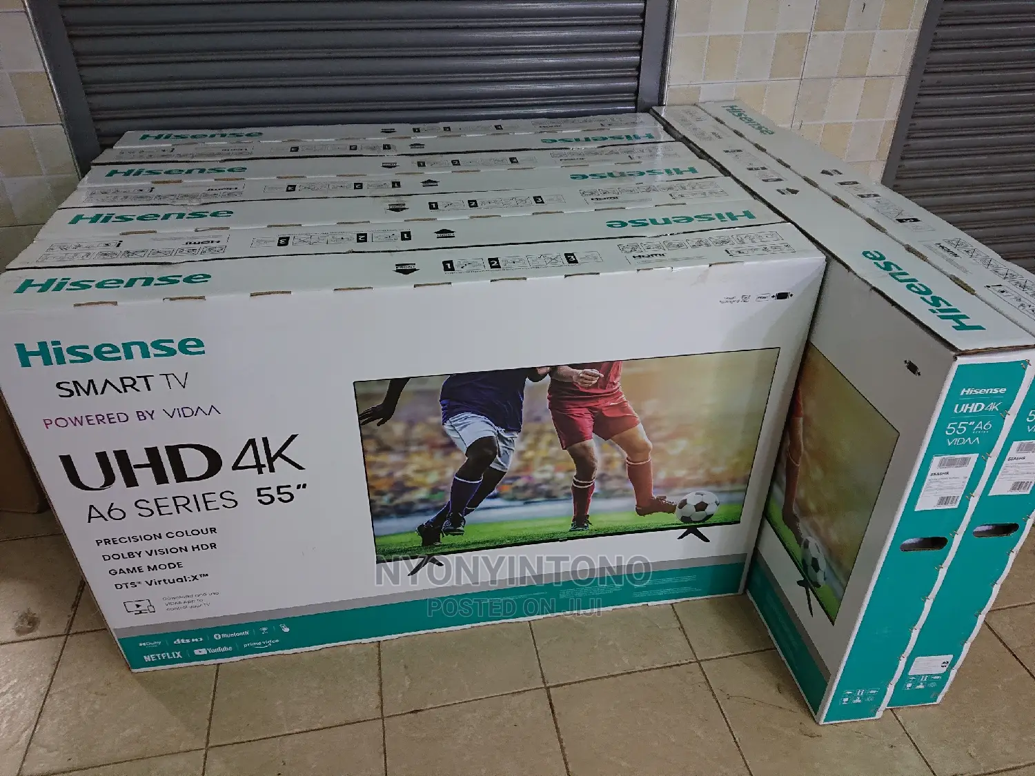 55" Hisense A6 Smart Frameless Tv With Bluetooth Technology