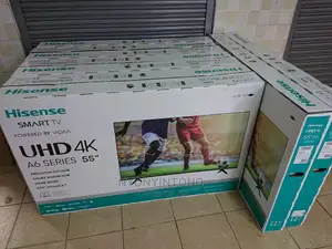 55" Hisense A6 Smart Frameless Tv With Bluetooth Technology