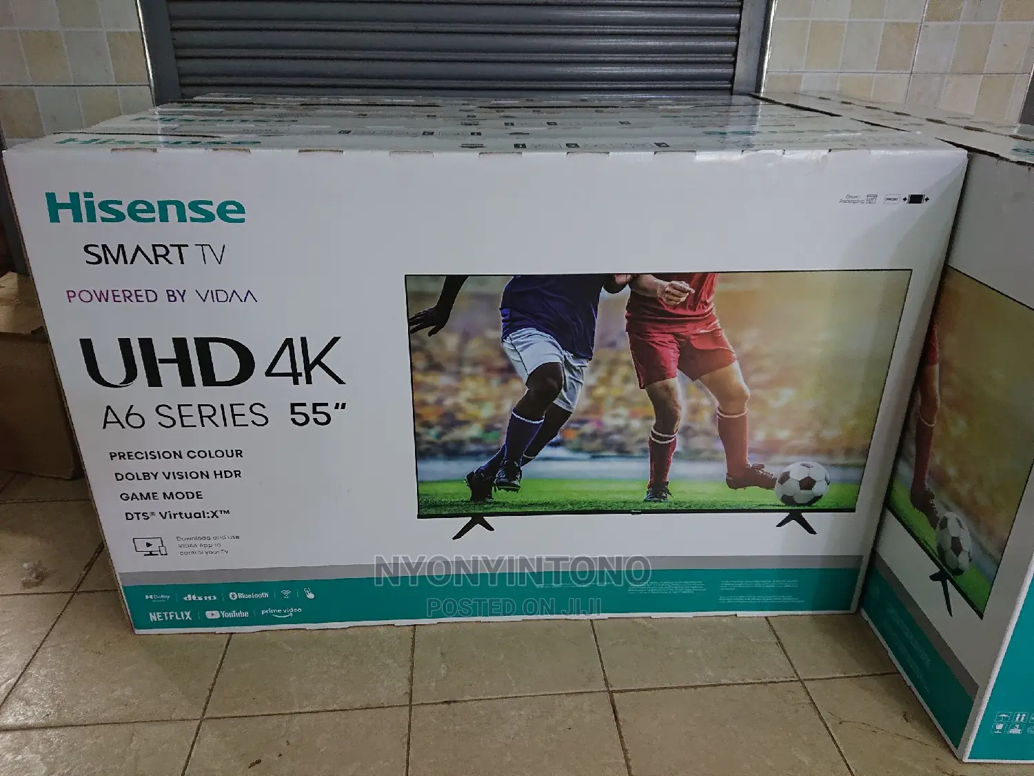 55" Hisense A6 Smart Frameless Tv With Bluetooth Technology