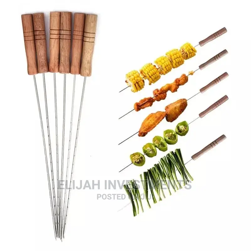 12pcs Bbq Roasting Sticks