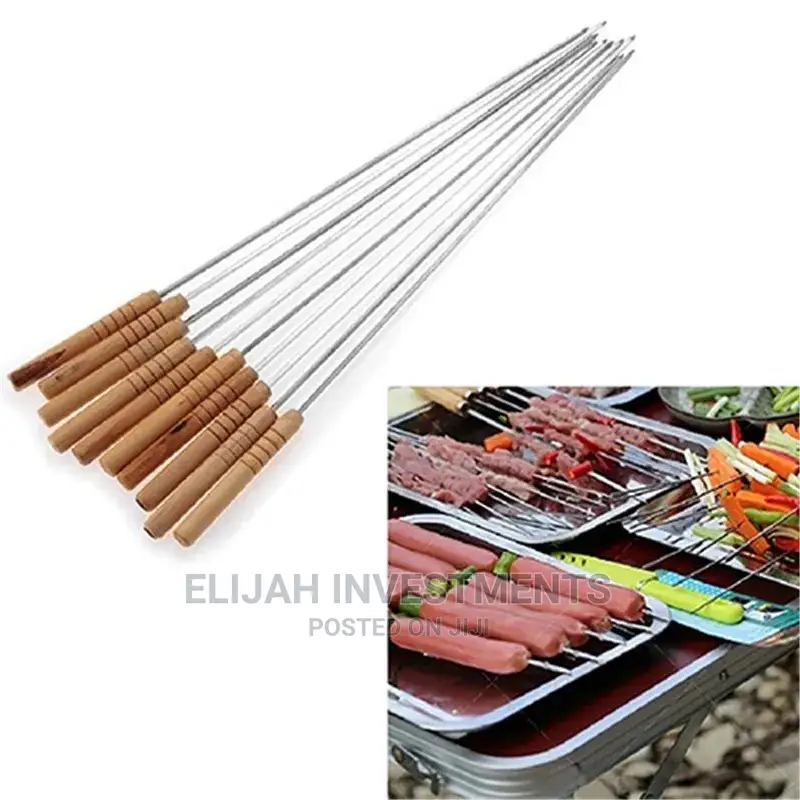 12pcs Bbq Roasting Sticks