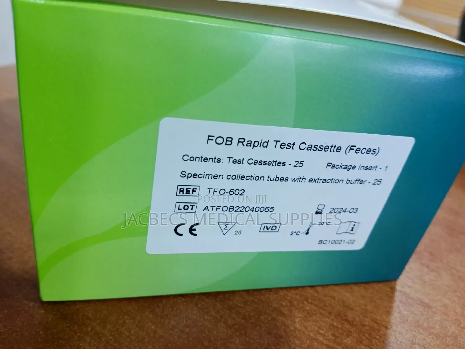 FOB Rapid Test Cassete