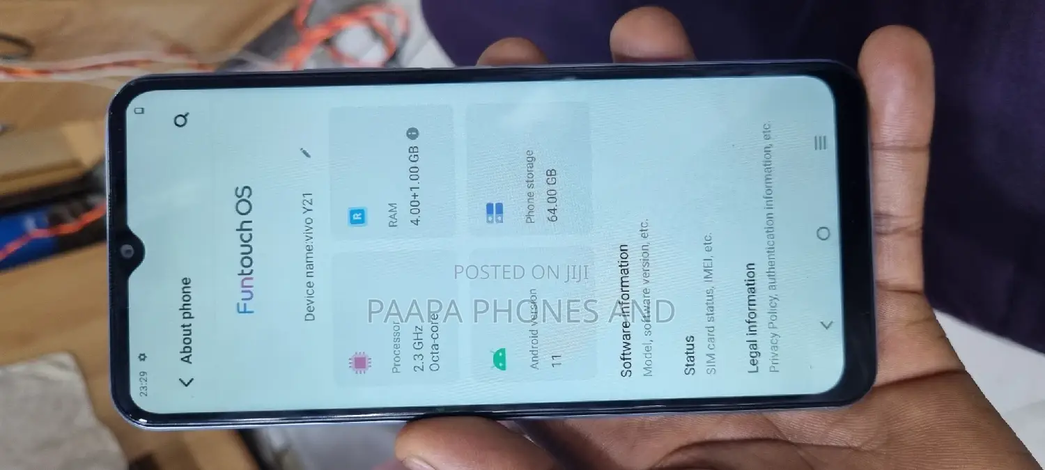 Vivo Y21 64 GB White
