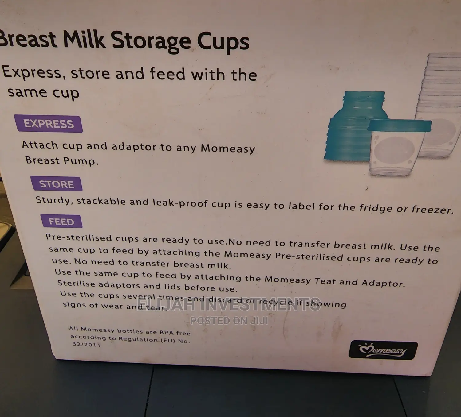 New Washable Breast Milk Storing Cups