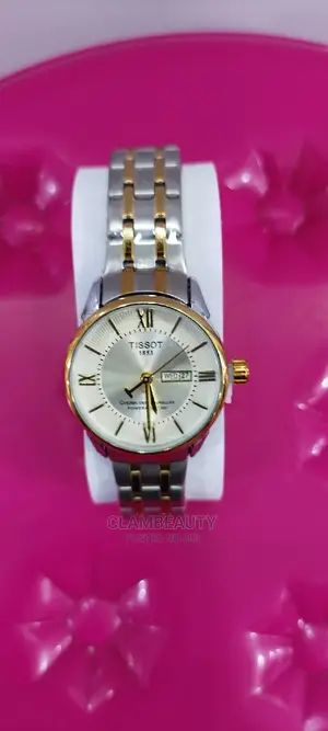Tissot Designer Ladies Watch Silver and Gold