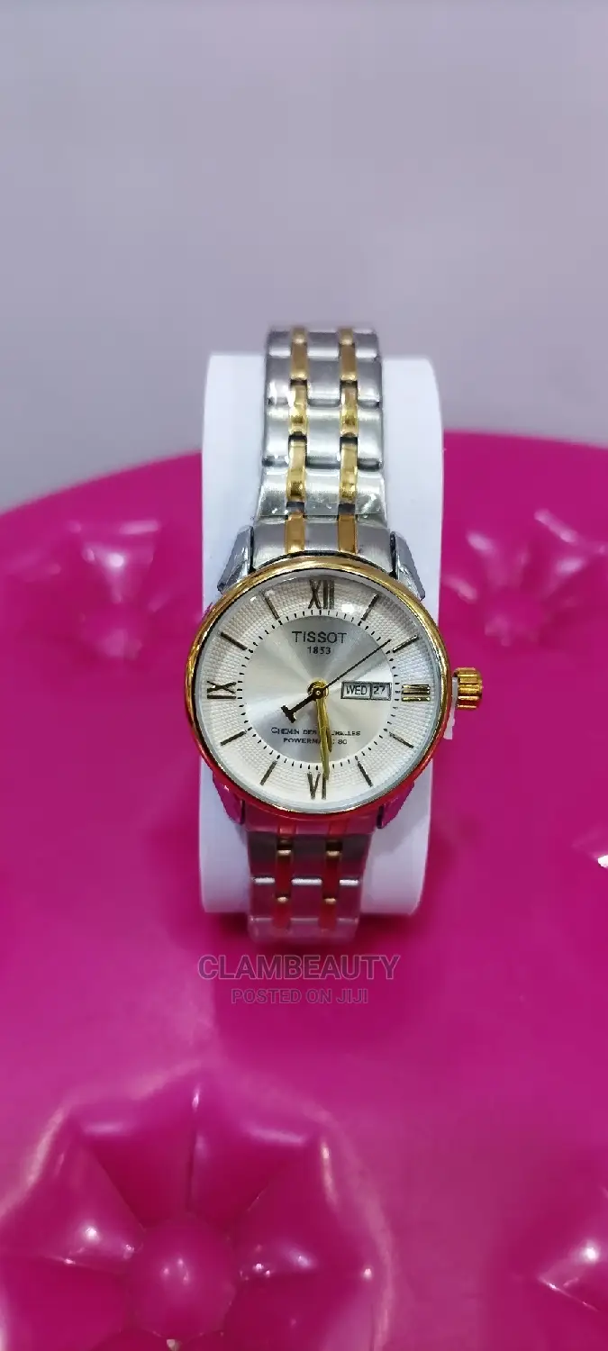 Tissot Designer Ladies Watch Silver and Gold