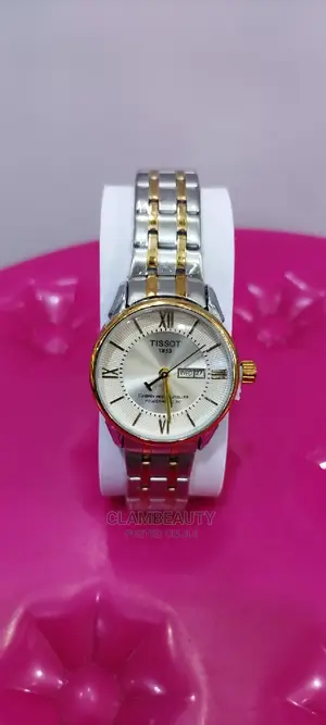 Tissot Designer Ladies Watch Silver and Gold