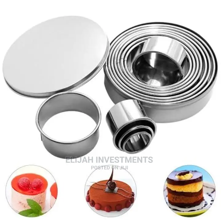 Cookie Cutters 12pcs Round Stainless Steel