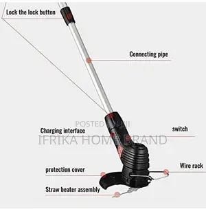 Portable Electric Lawn Mower, Cordless Garden Grass Cutter