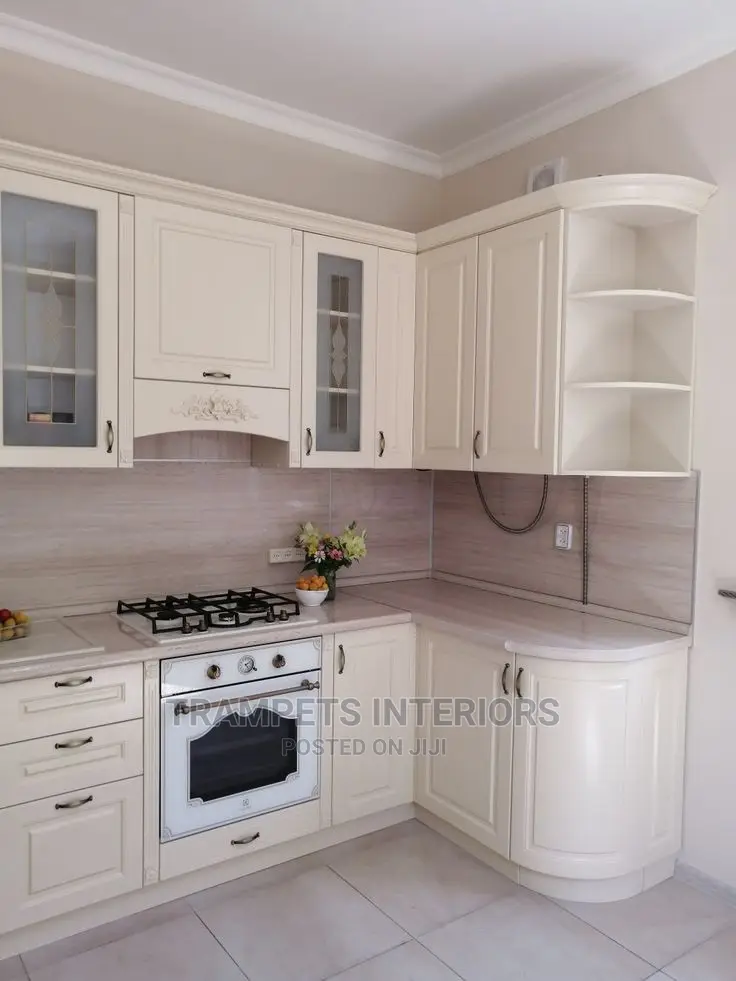 Creamish Kitchen Cabinets Call