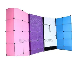 2 Column Plastic Wardrobes