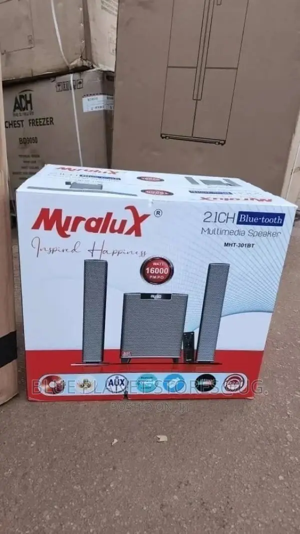 Miralux 2.1ch Multimedia Bluetooth Speakers || MHT-301BT