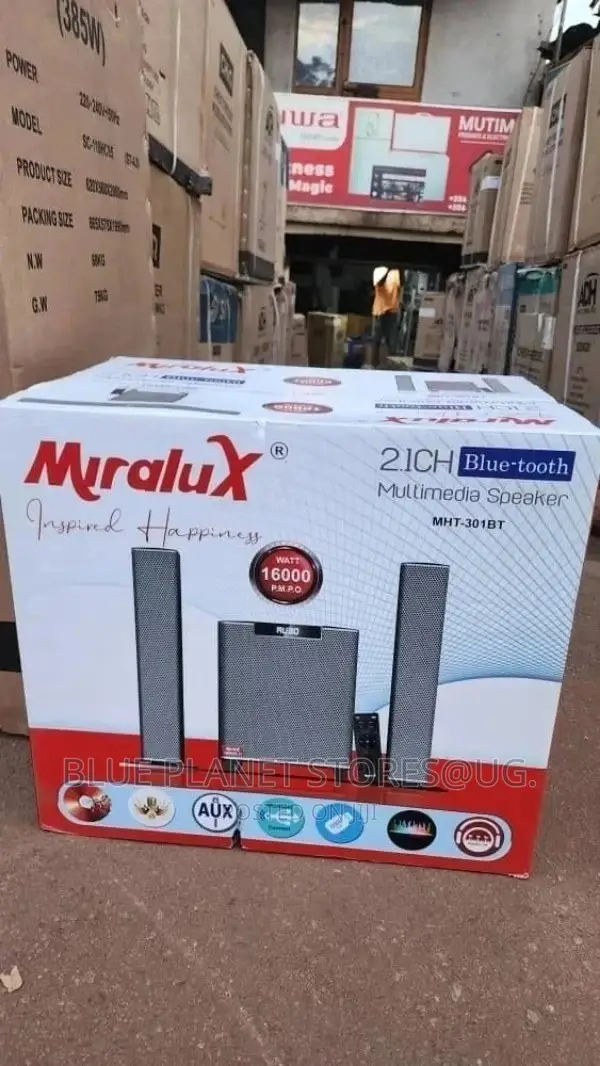 Miralux 2.1ch Multimedia Bluetooth Speakers || MHT-301BT