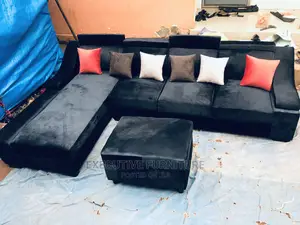 Sectional Black Sofa