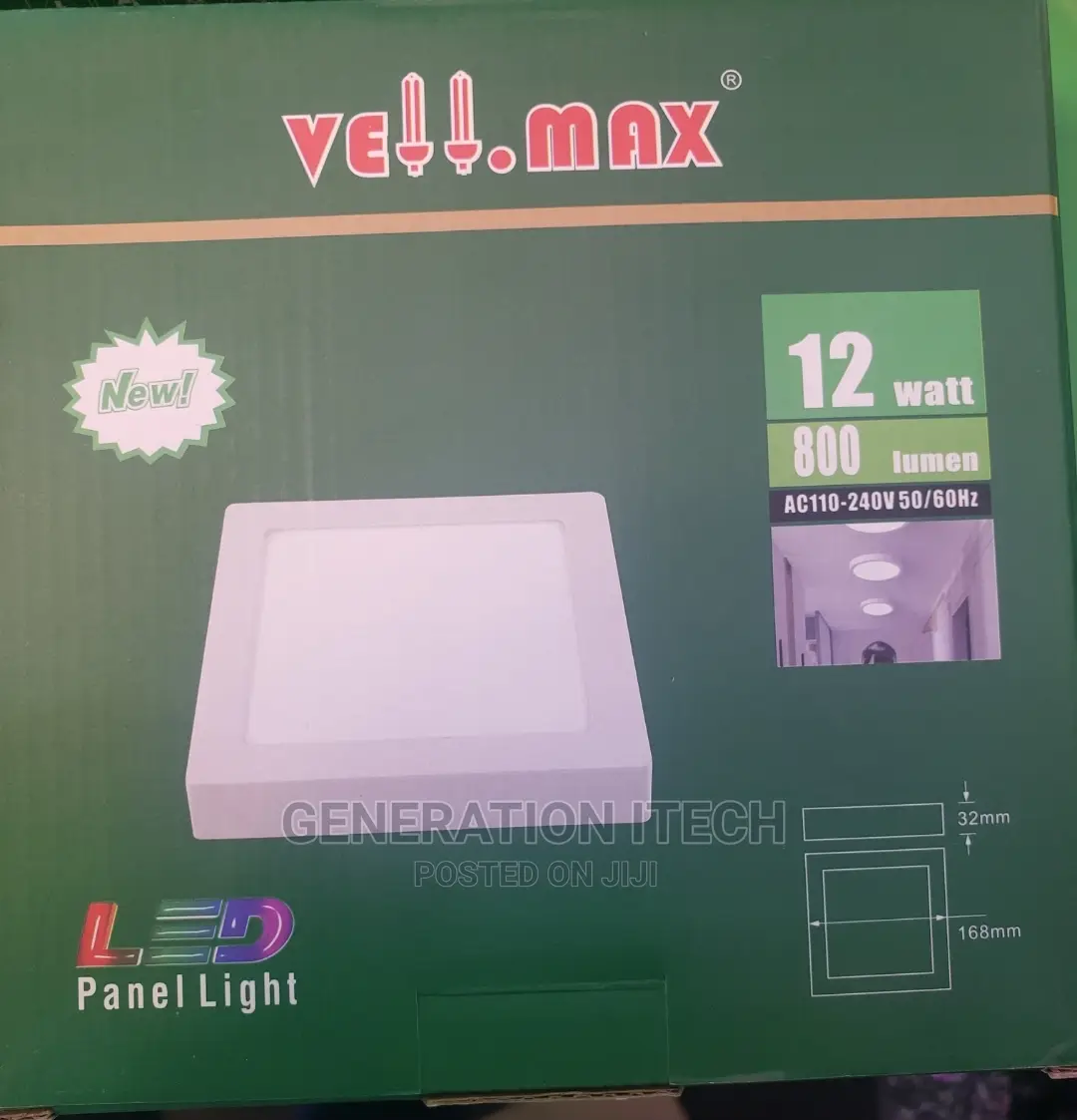 Led Panel Surface Light 12 Watts- Vellmax