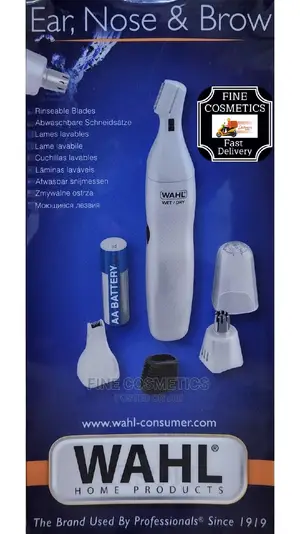 WAHL Triple Head Personal Nasal / Nose Trimmer , Ear Trimmer
