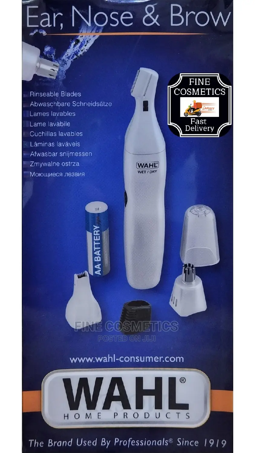 WAHL Triple Head Personal Nasal / Nose Trimmer , Ear Trimmer