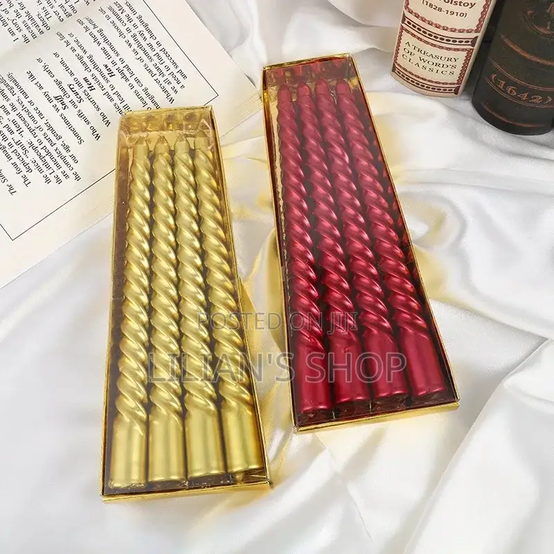 4pcs Spiral Scented Candles