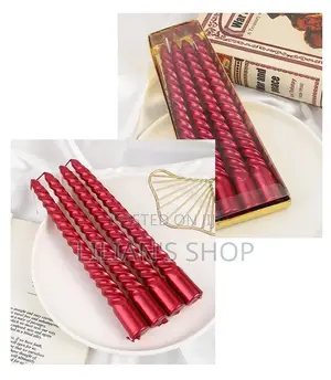 4pcs Spiral Scented Candles