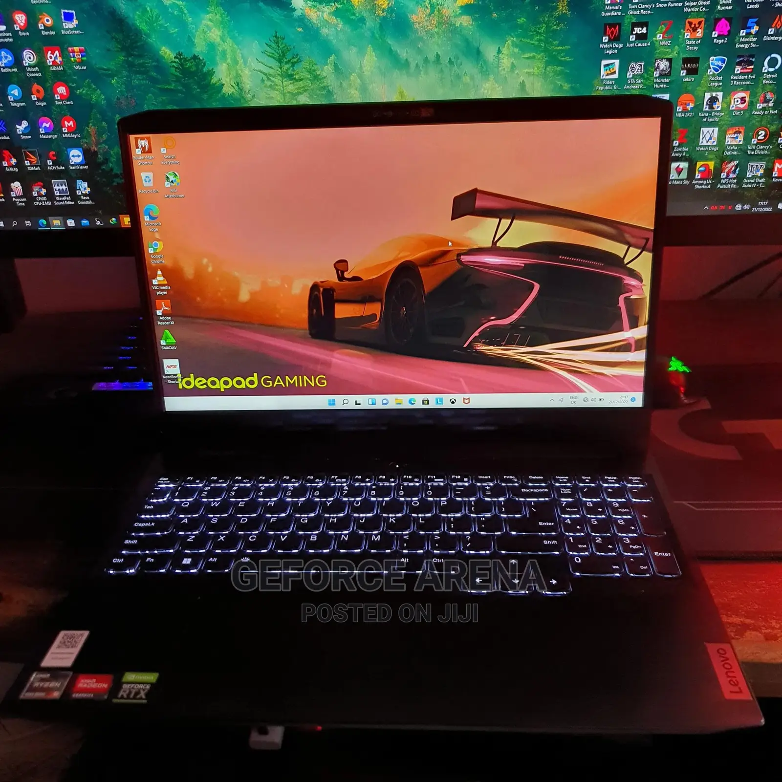 New Laptop Lenovo Ideapad 3 16GB AMD Ryzen 5 SSD 1T