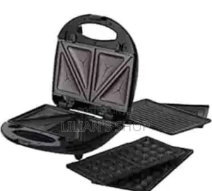 Hoffman Waffles Sandwich and Grill Pan 3 In1