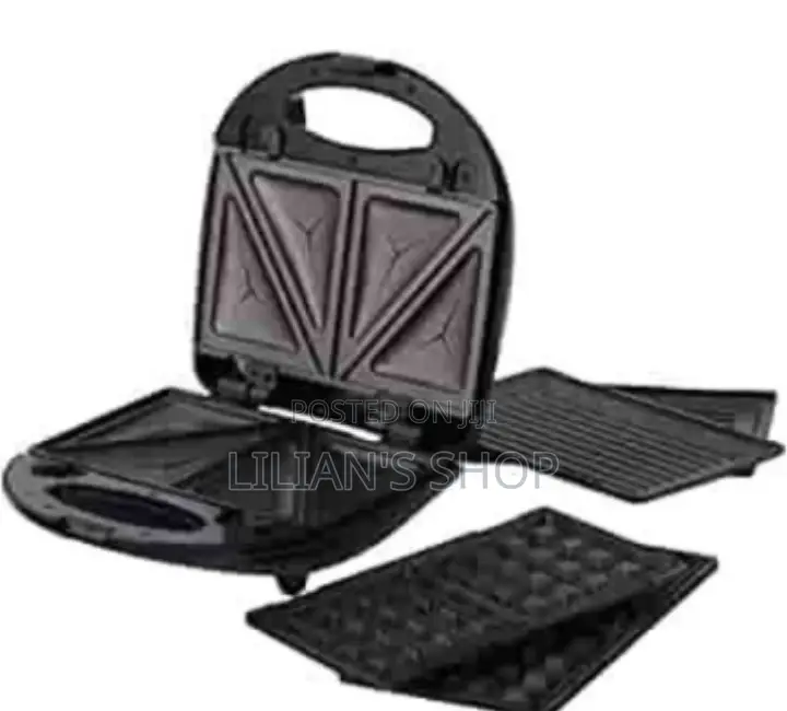 Hoffman Waffles Sandwich and Grill Pan 3 In1
